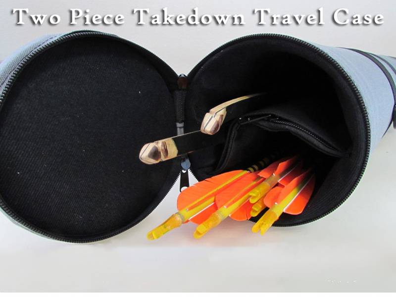 2 Piece Takedown Bow Case, Hard Shell Airline Approved