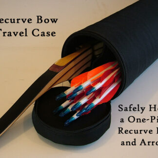 Recurve or R/D Bow Travel Case - Holds Bow AND Arrows!