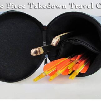 2 Piece Takedown Travel Case - Holds Longbow or Recurve AND Arrows